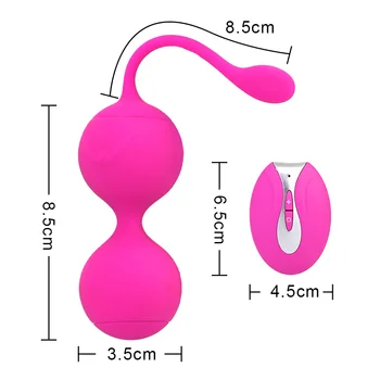 Vibrator Vaginal Bile Kegel Wireless Vibratoare pentru Femei Clitoris, punctul G Masaj vibrator Anal Margele Jucarii Sexuale Adult Erotic Machine