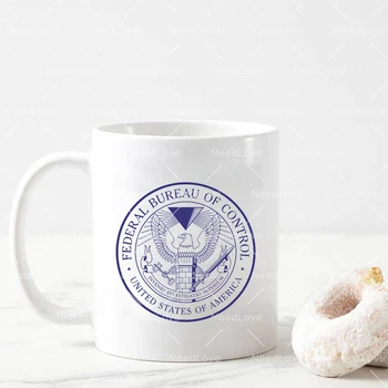 Controlul FBC Logo-ul Alb Cani de Ceai Ceașcă de Cafea cu Lapte Cupe Biroul de Acasă de la Școală Sticla de Apa