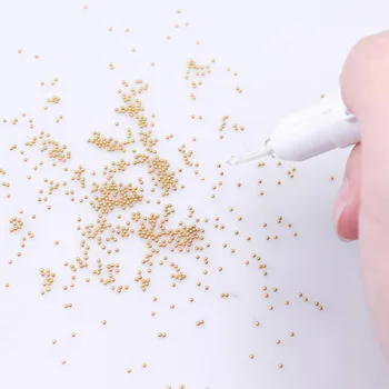 Unghii Stilou Dotting Naturale, False Nails Art Design Dot Instrumente Bilă De Oțel Pen