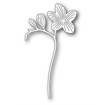 Noi 2021 Delicate de Frezie Flori de Tăiere a Metalelor, Matrițe, pentru DIY Scrapbooking și Luare de Card Decorative Relief Ambarcațiuni Fără Timbre