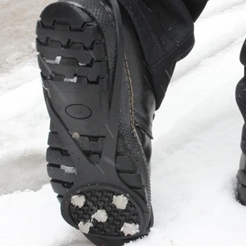 1 Pereche 10 Prezoane Anti-Derapare Zăpadă, Gheață Alpinism Pantofi Piroane Mânere - Crampoane Ghete Galoși crampoane spike pantofi cu crampoane S M L XL