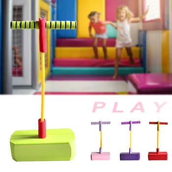 De Formare În Aer Liber Stick-Ul Pogo Jumper Durabil Pentru Copii Interactive Cadou Spuma De Distracție În Condiții De Siguranță Jucărie Sport Fitness Squeeky Precum
