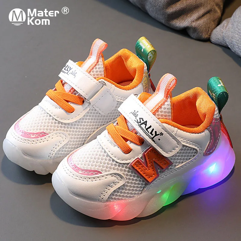 Cumpara online Dimensiunea 21-30 Copil A Condus Pantofi Copii Stralucitoare Cu Lumini Unic Luminos De Pantofi Sport Copii Baieti Fete Pantofi De / Noi |